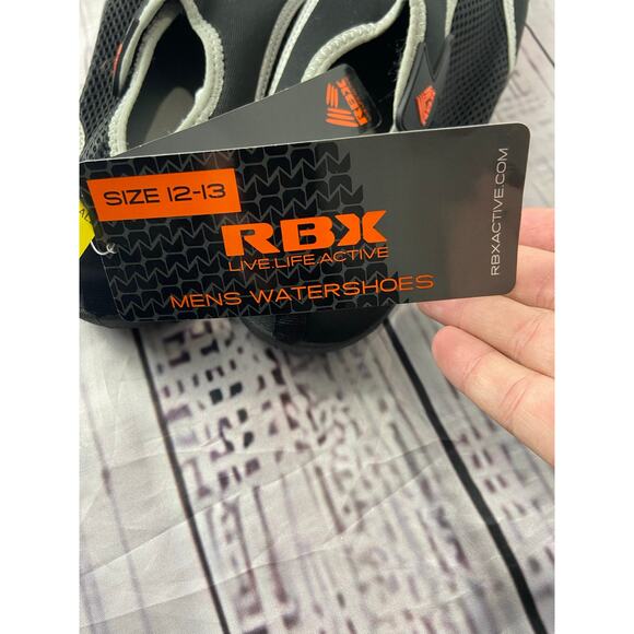RBX Watershoes Mens 12/13 Flexible Quick Drying Fade Resistant NEW with TAG - Picture 7 of 10